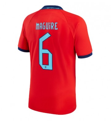 England Harry Maguire #6 Replica Away Stadium Shirt World Cup 2022 Short Sleeve